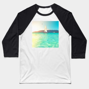 Sailing Day on the Ocean Baseball T-Shirt